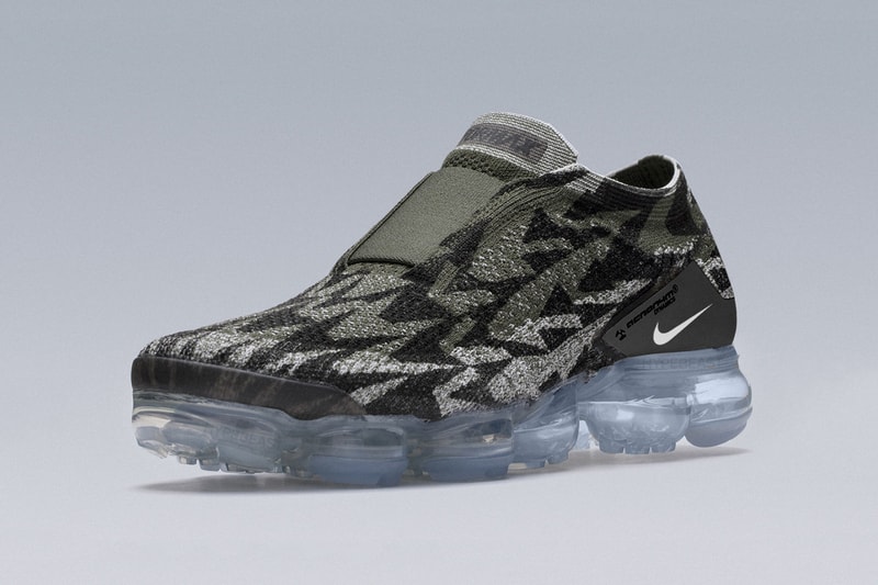 ACRONYM NikeLab New Images photos information Errolson Hugh footwear Nike Air vapormax Moc 2 fk grey friends and family spring summer 2018