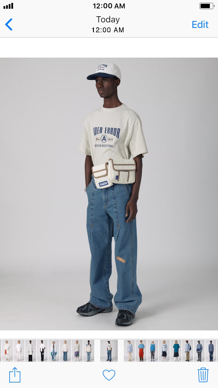 Ader Error Spring/Summer 2018 Lookbook "A MOBILE SPACE (WORLD)" Korean fashion