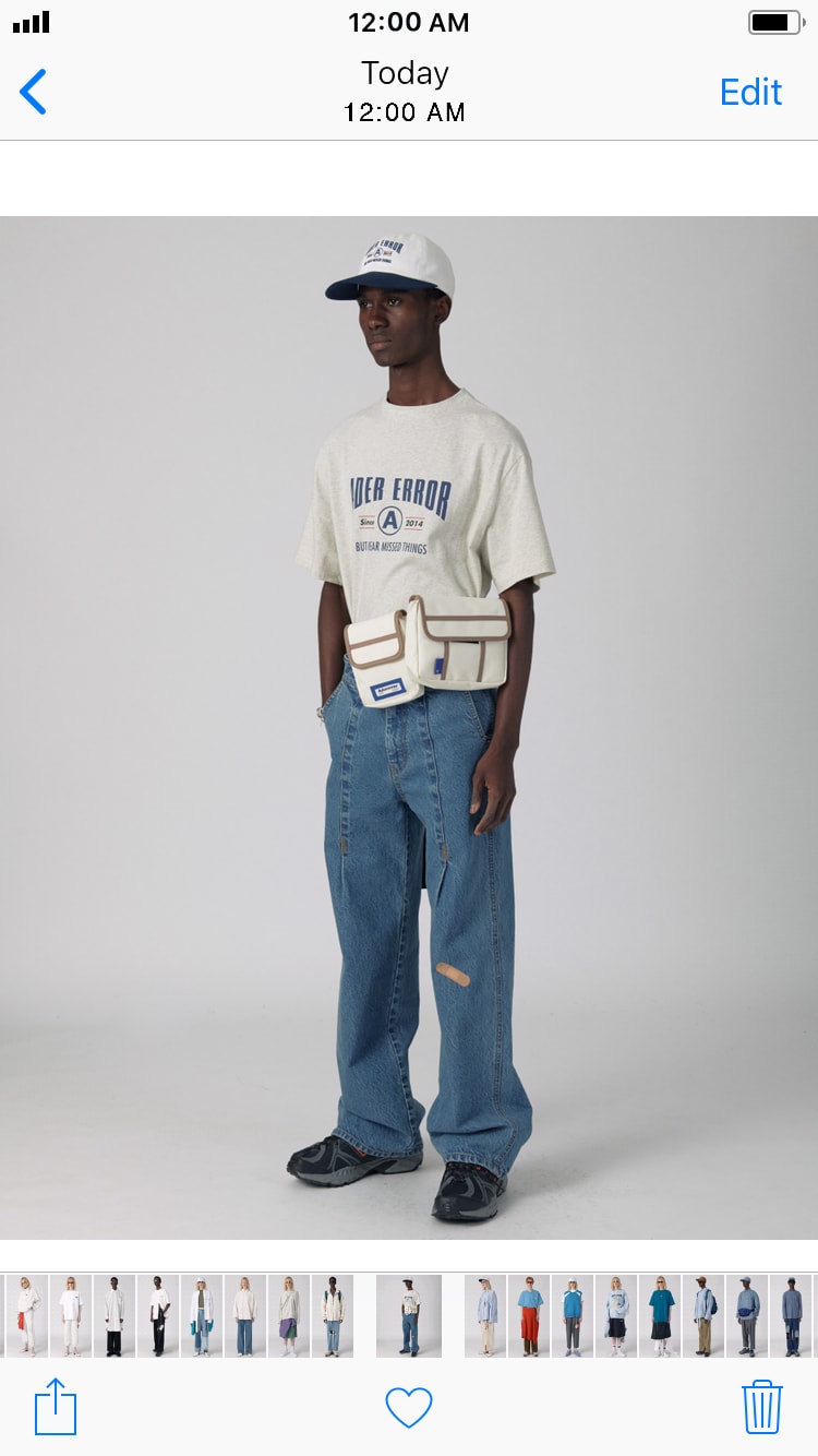Ader Error Spring/Summer 2018 Lookbook "A MOBILE SPACE (WORLD)" Korean fashion