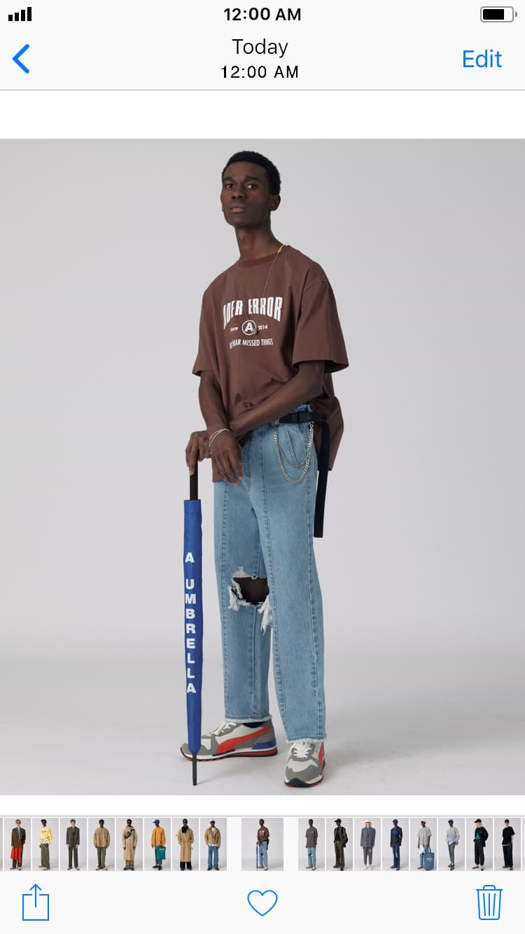 Ader Error Spring/Summer 2018 Lookbook "A MOBILE SPACE (WORLD)" Korean fashion