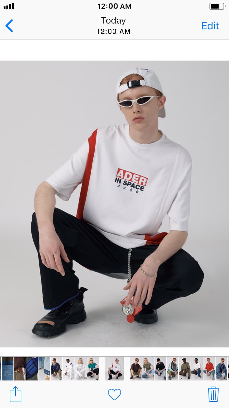 Ader Error Spring/Summer 2018 Lookbook "A MOBILE SPACE (WORLD)" Korean fashion