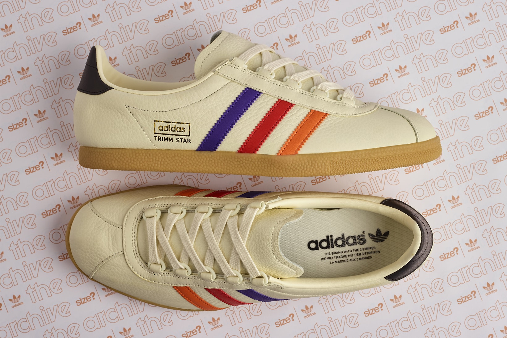 size? adidas Originals Trimm Star "VHS" Sneaker Trainer Footwear Release Details Exclusive How to Cop Buy Purchase Pick-Up