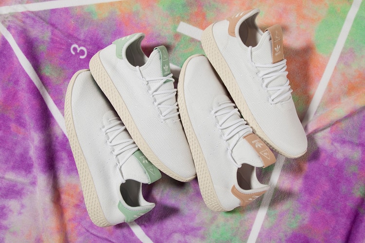 A Closer Look at Pharrell's adidas Originals Tennis Hu in White