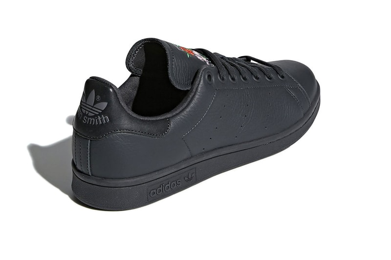 adidas Stan Smith Floral black adidas Originals footwear 2018 floral tongue flowers release date info drop shoes sneakers