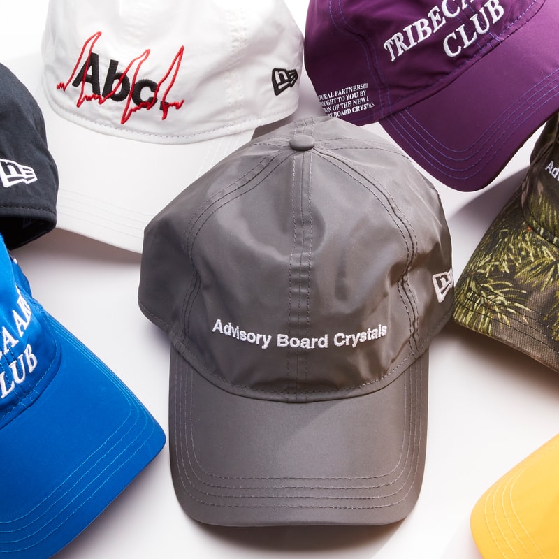 Advisory Board Crystals x New Era caps hats headwear strapbacks snapbacks beanies winter scullys Patron of the New pop-up shop