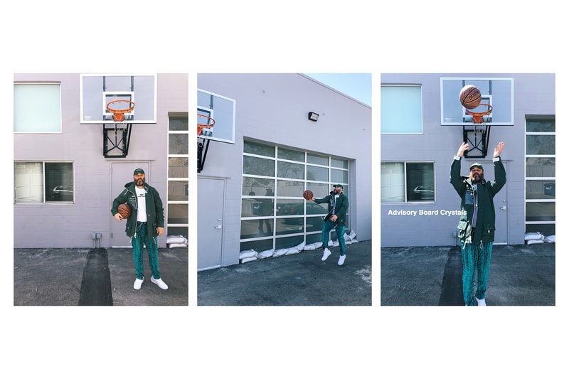 Advisory Board Crystals x Patron of the New Collection Lookbook Study in Camouflage II Spring/Summer 2018 Camo New Era All-Over Print Exclusive