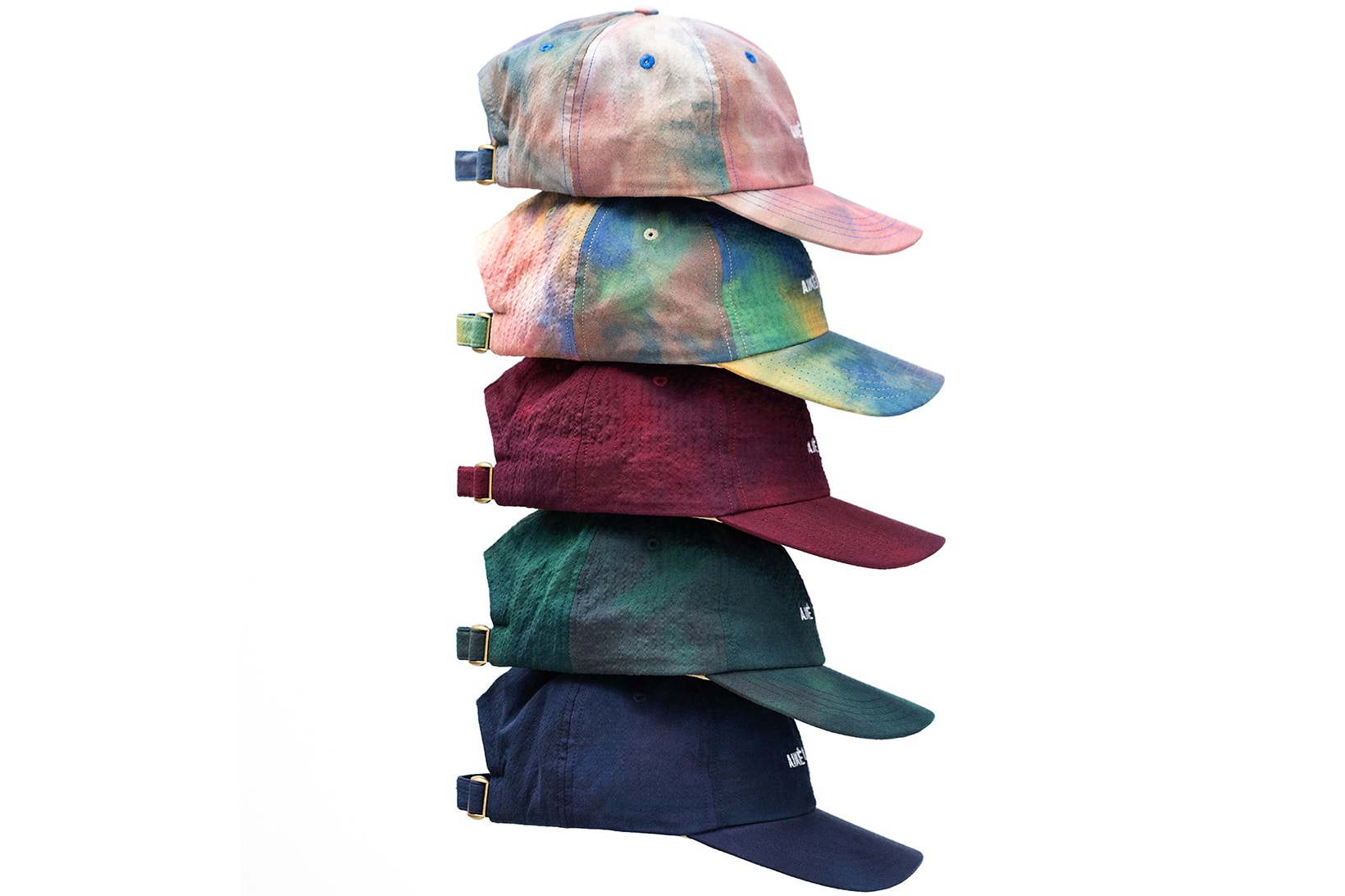 Aime Leon Dore Spring Summer 2018 Leisure Hats caps tie dye maroon green navy dye cotton embroidery drop release launch april 20 2018