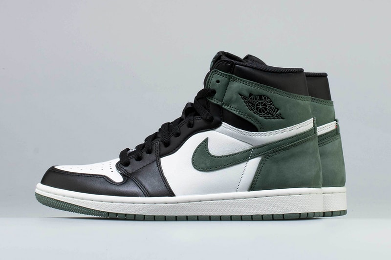 Air Jordan 1 Clay Green Release Black Toe Brand