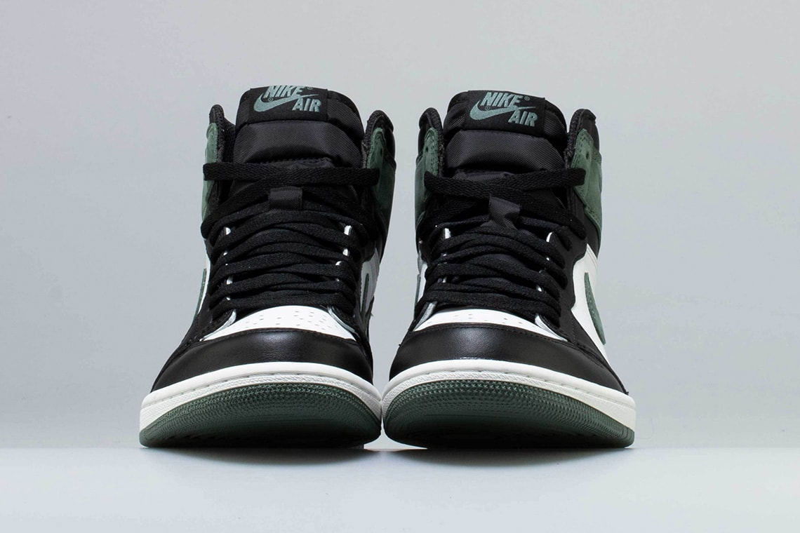 Air Jordan 1 Clay Green Release Black Toe Brand