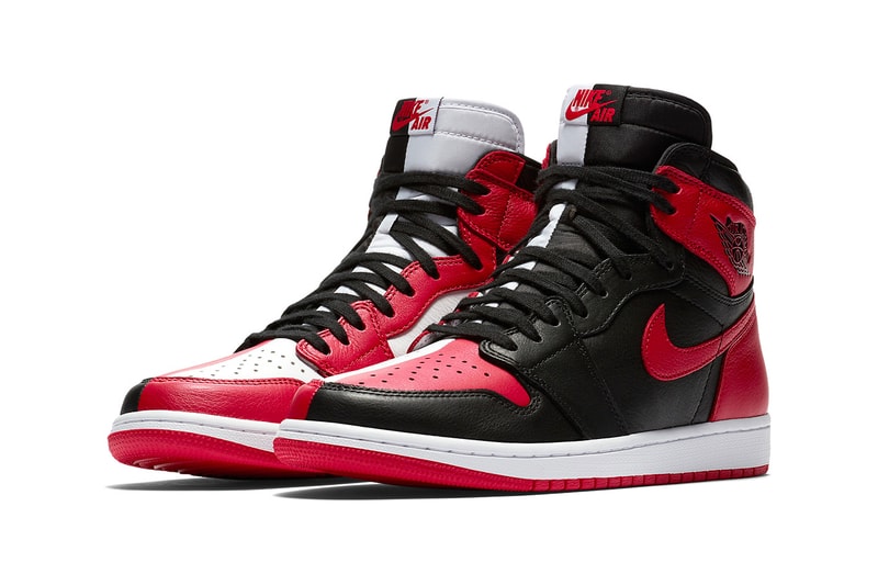 Air Jordan 1 Homage To Home Banned Chicago black red sneakers footwear release drop