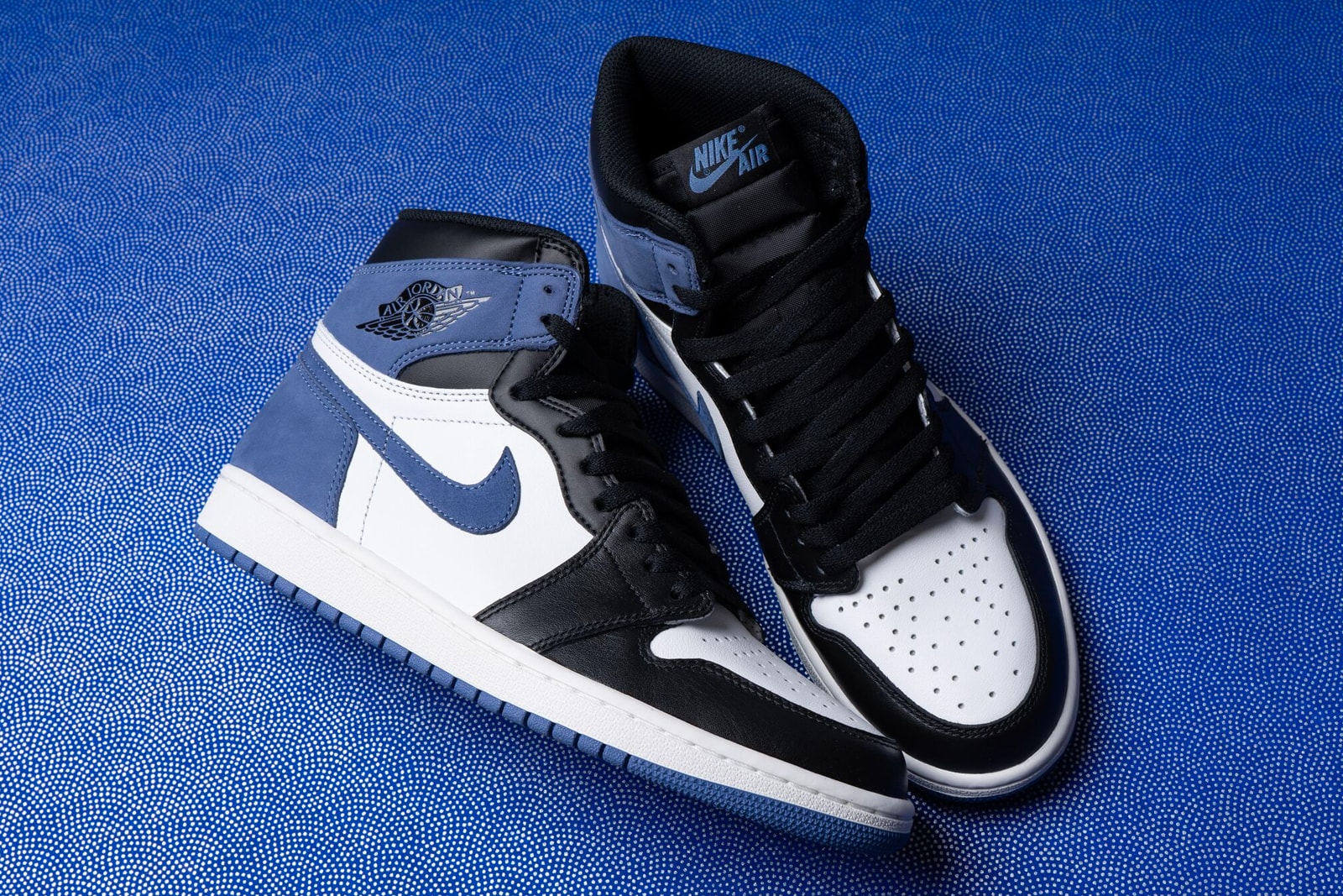 Air Jordan 1 Retro High "Blue Moon" colorway release date may 1 drop info sneakers footwear
