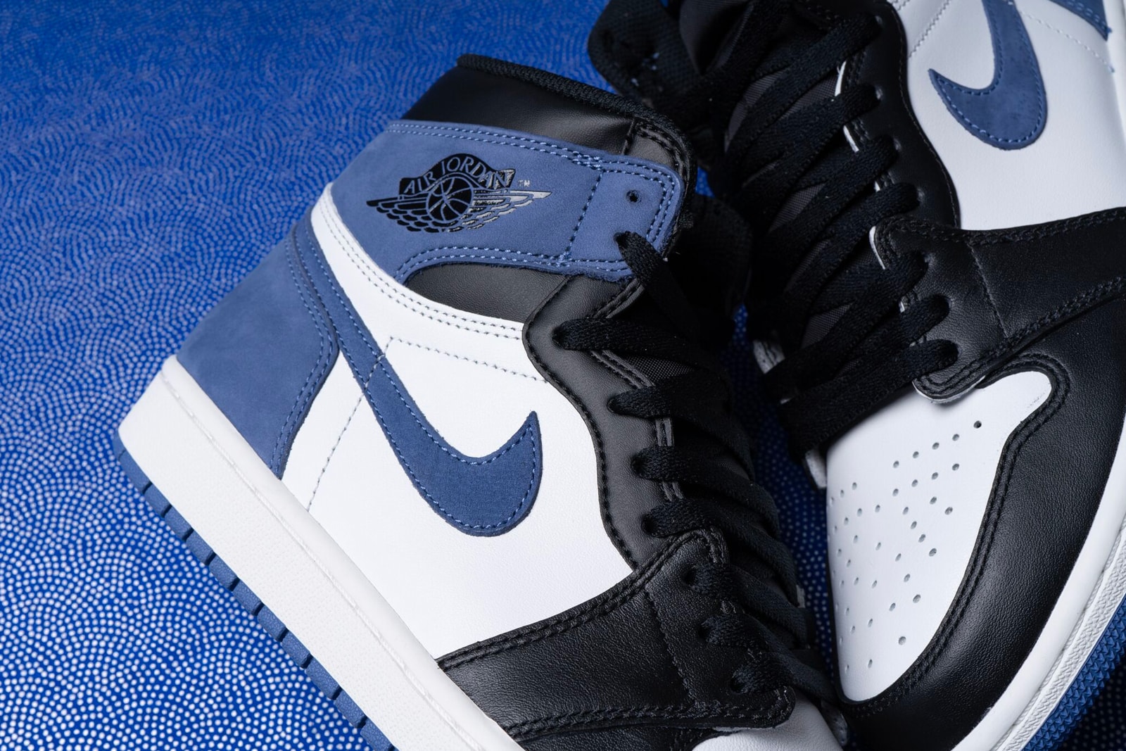 Air Jordan 1 Retro High "Blue Moon" colorway release date may 1 drop info sneakers footwear