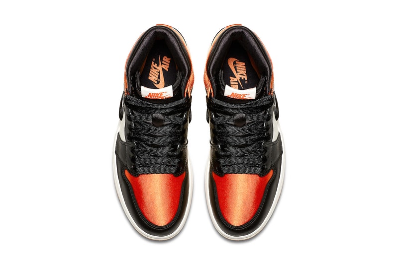 Air Jordan 1 Retro High OG Satin Shattered Backboard official black starfish sail may 5 2018 release date info drop sneakers shoes footwear