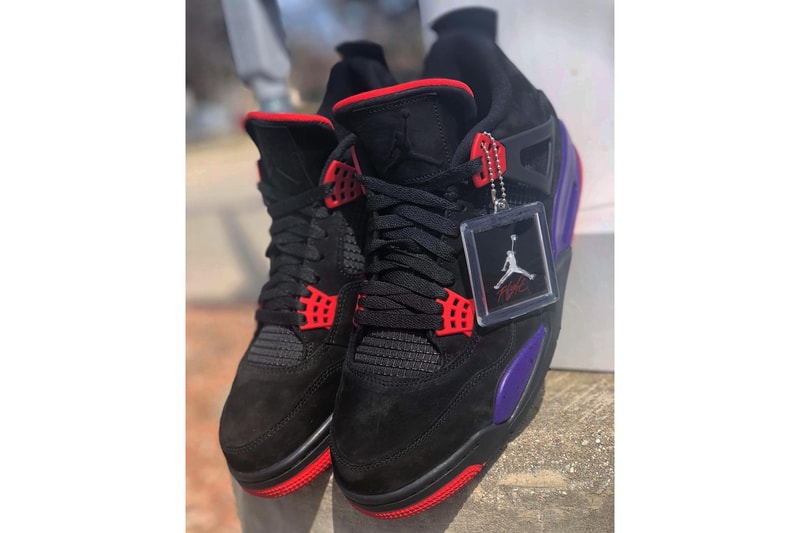 Air Jordan Brand 4 Raptors Colorway Unveil first look