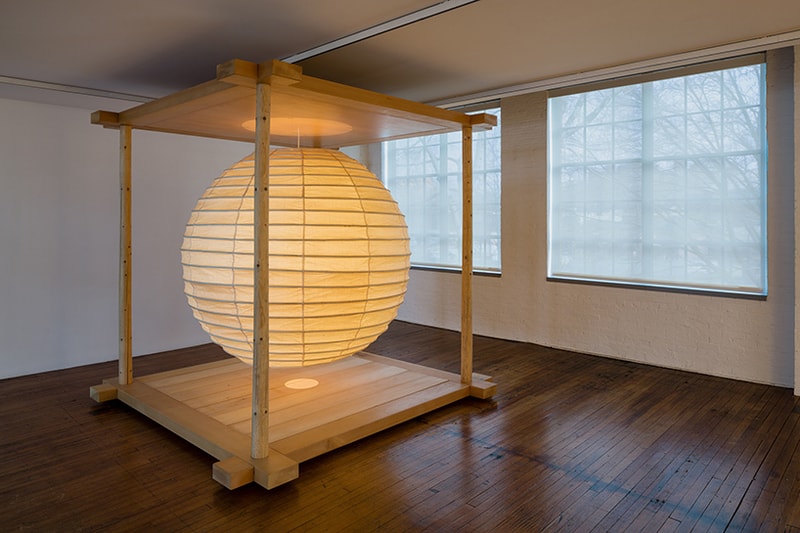 Akari Sculpture by Other Means Exhibition Noguchi Museum ymer malta paper lamps