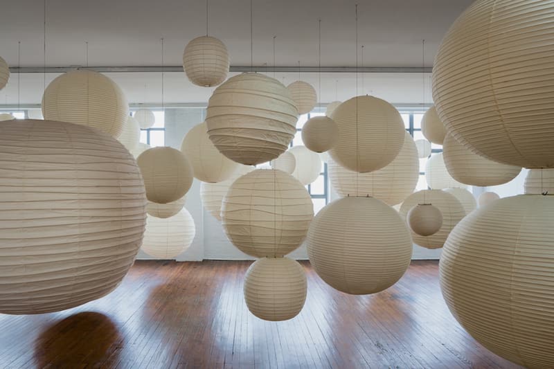 Akari Sculpture by Other Means Exhibition Noguchi Museum ymer malta paper lamps