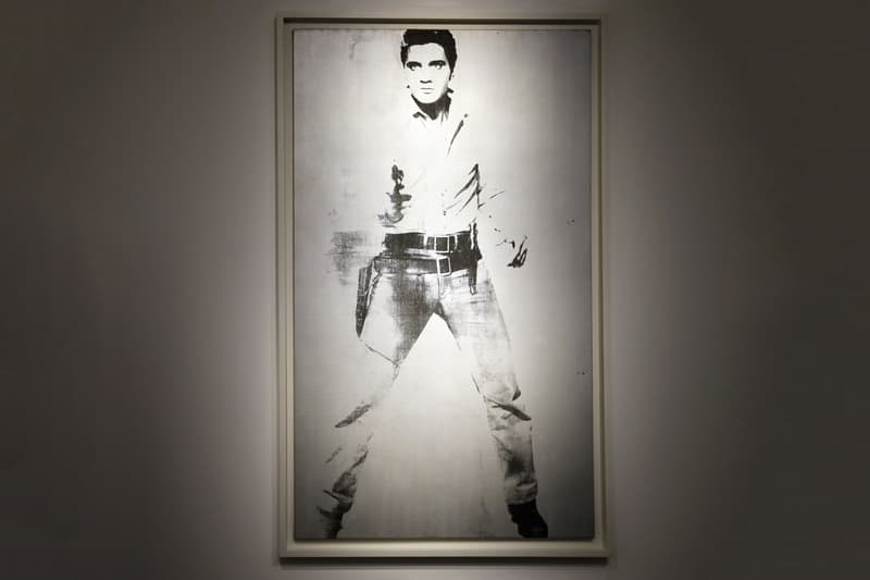 andy warhol double elvis presley portrait christies contemporary art auction