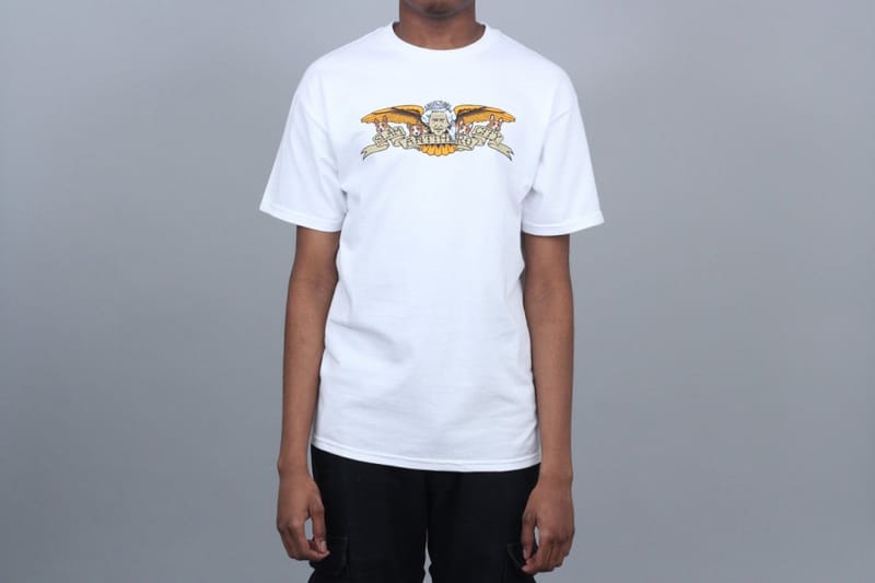 アンチヒーロー × SLAM CITY - CLASSIC LIZ BOARD Anti Hero X Slam City Skates 8.25 Classic Eagle Vermin Skateboard Deck White