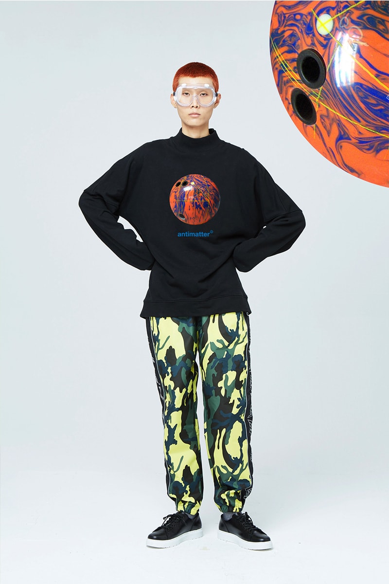 ANTIMATTER Fall Winter 2018 Lookbook collection release date info drop korea puffer jacket fleece oversized track suit