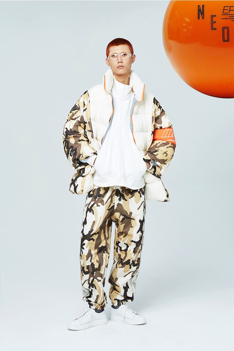 ANTIMATTER Fall Winter 2018 Lookbook collection release date info drop korea puffer jacket fleece oversized track suit