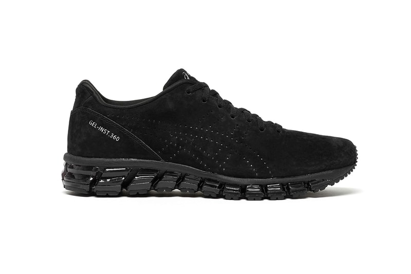 atmos ASICS Gel Inst 360 Collab black footwear 2018 april suede nubuck