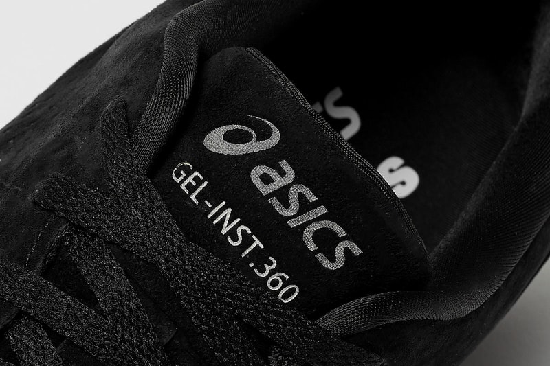 atmos ASICS Gel Inst 360 Collab black footwear 2018 april suede nubuck