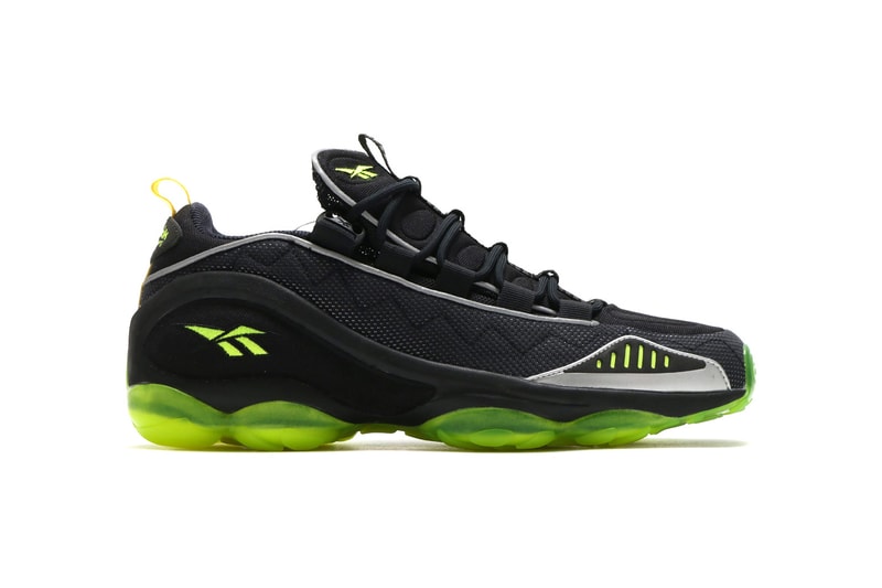 atmos Reebok DMX Run 10 Black Neon Yellow april 29 2018 release date info drop sneakers shoes footwear