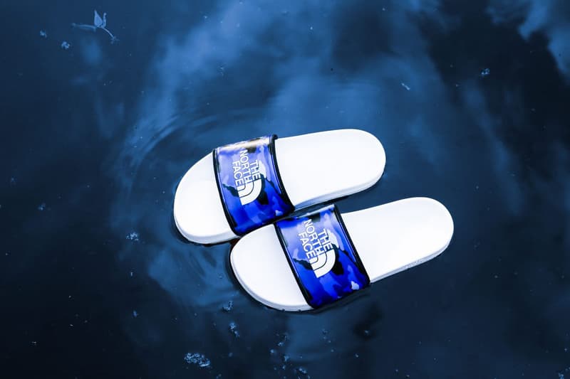 atmos The North Face Base Camp Slide II collection sandals camo camouflage april 21 2018 release date info drop footwear collaboration colorways