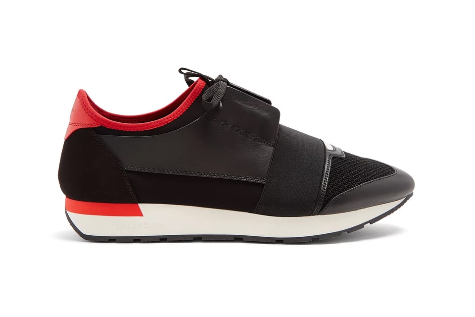 Balenciaga runners red and black Clearance