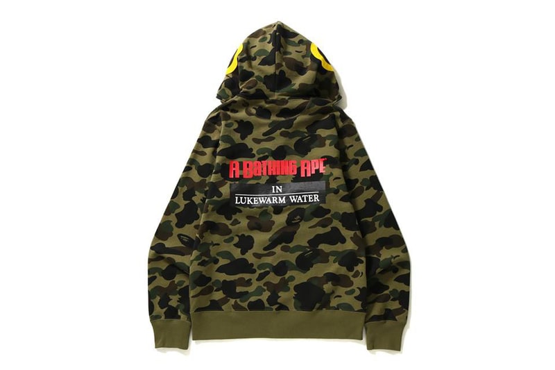 BAPE 1st Camo Fish Full Zip Hoodie fashion 2018 april 14 release date info drop