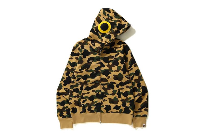 BAPE 1st Camo Fish Full Zip Hoodie fashion 2018 april 14 release date info drop