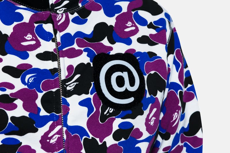 BAPE a bathing ape Hong Kong 12th Anniversary shark Hoodie Giveaway camo baby milo