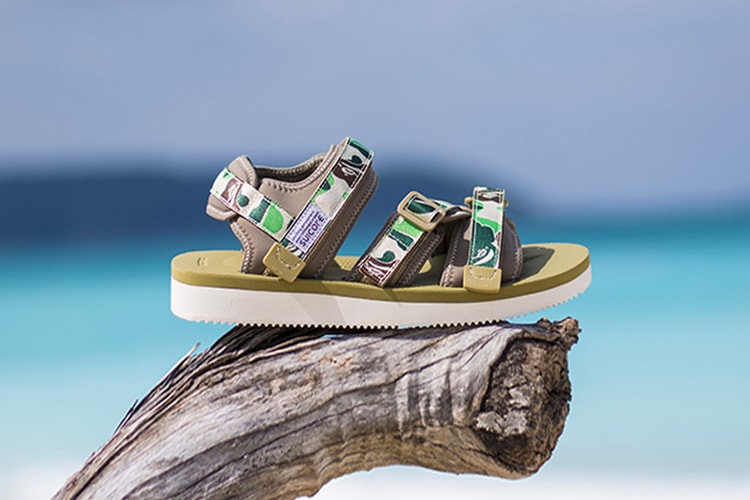 BAPE & SUICOKE Debut Camo-Heavy Sandals