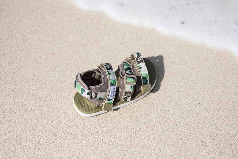 BAPE & SUICOKE Camo Sandals Spring/Summer 2018 a bathing ape