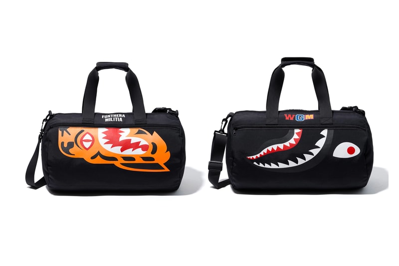 BAPE A Bathing Ape Tiger Shark Collection Spring/Summer 2018 hoodies glow in the dark