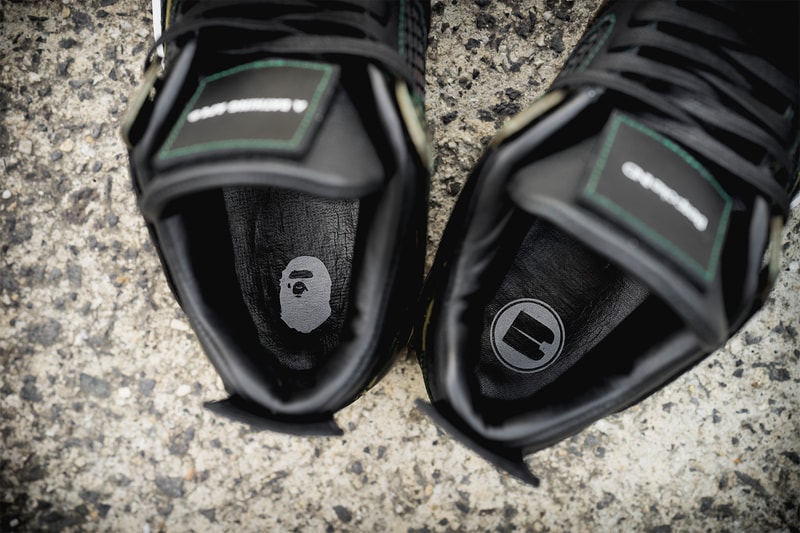 BAPE Air Jordan 4 GORE TEX BespokeIND Custom camo a bathing ape sneakers shoes footwear camouflage melbourne hand painted 8 limited pairs april 6 release date info drop