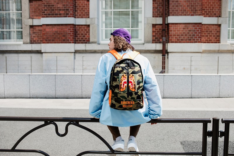 BAPE Porter Stand Collaboration spring summer 2018 ss18 release date info drop camo trunk show april may A Bathing Ape