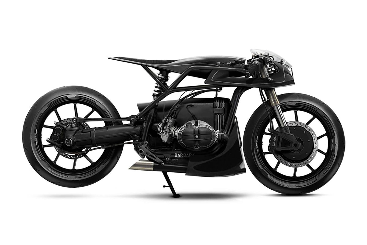 Barbara Customs Black Mamba BMW R80 R-Series Motorcycle Custom Design Concept Innovative