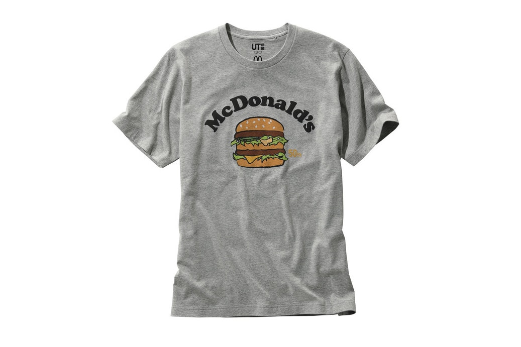 Mcdonalds Uniqlo UT Big Mac Collaboration 50th anniversary collection japan april 2018 drop release info coupon meal sandwich t tee shirts