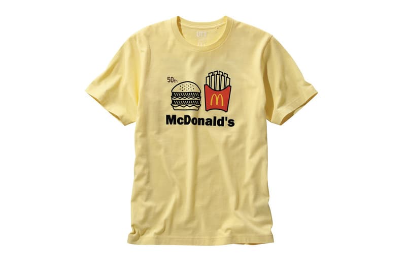 Mcdonalds Uniqlo UT Big Mac Collaboration 50th anniversary collection japan april 2018 drop release info coupon meal sandwich t tee shirts