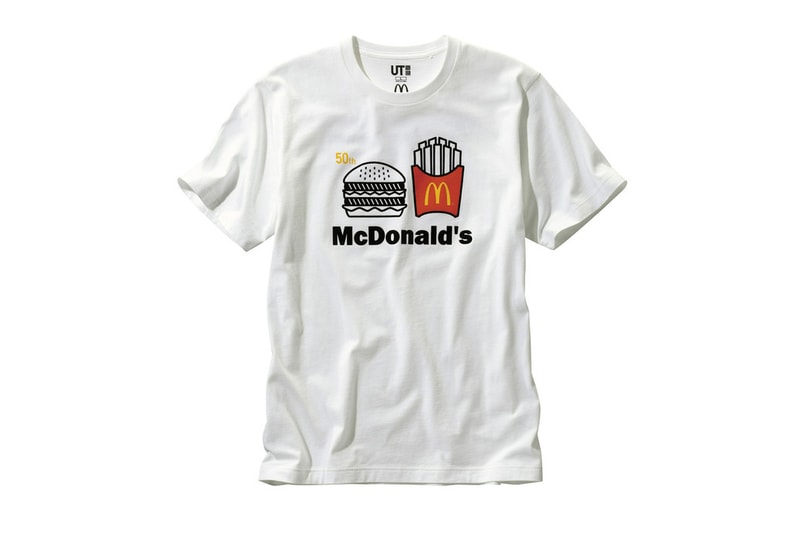 Mcdonalds Uniqlo UT Big Mac Collaboration 50th anniversary collection japan april 2018 drop release info coupon meal sandwich t tee shirts