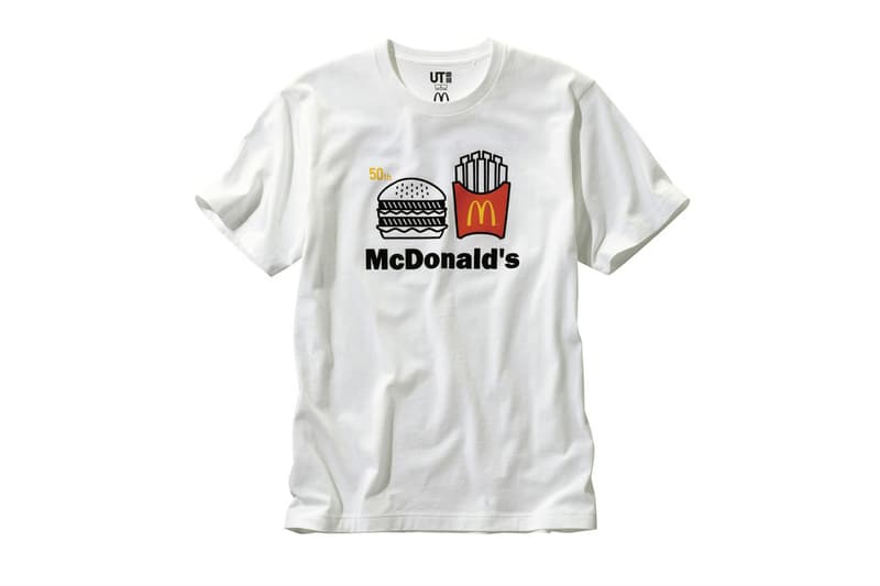 Mcdonalds Uniqlo UT Big Mac Collaboration 50th anniversary collection japan april 2018 drop release info coupon meal sandwich t tee shirts