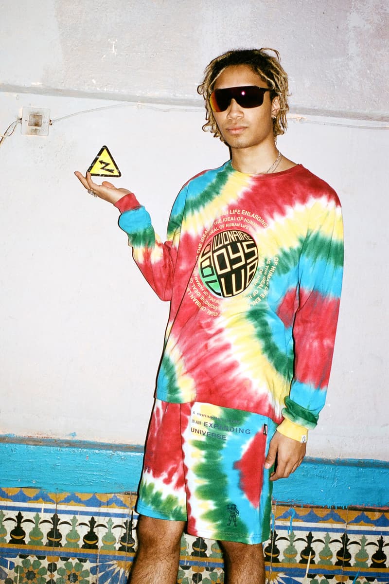 Billionaire Boys Club "Egyptian Lover" Fall 2018 Lookbook Pharrell Williams All Over Map Prints Practical Outwear Sailing Jackets Beach Pants Bright Rainbow Tie-dye Military Jungle Pieces Ripstop Nylon M-65 Field Shirts Cargo Shorts Tracksuits Co-ord Sweats Safari Style Vest