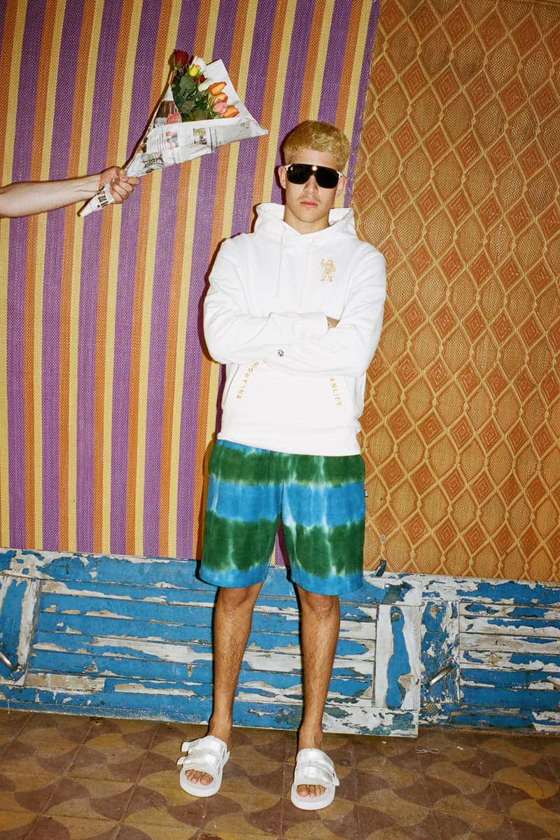 Billionaire Boys Club "Egyptian Lover" Fall 2018 Lookbook Pharrell Williams All Over Map Prints Practical Outwear Sailing Jackets Beach Pants Bright Rainbow Tie-dye Military Jungle Pieces Ripstop Nylon M-65 Field Shirts Cargo Shorts Tracksuits Co-ord Sweats Safari Style Vest