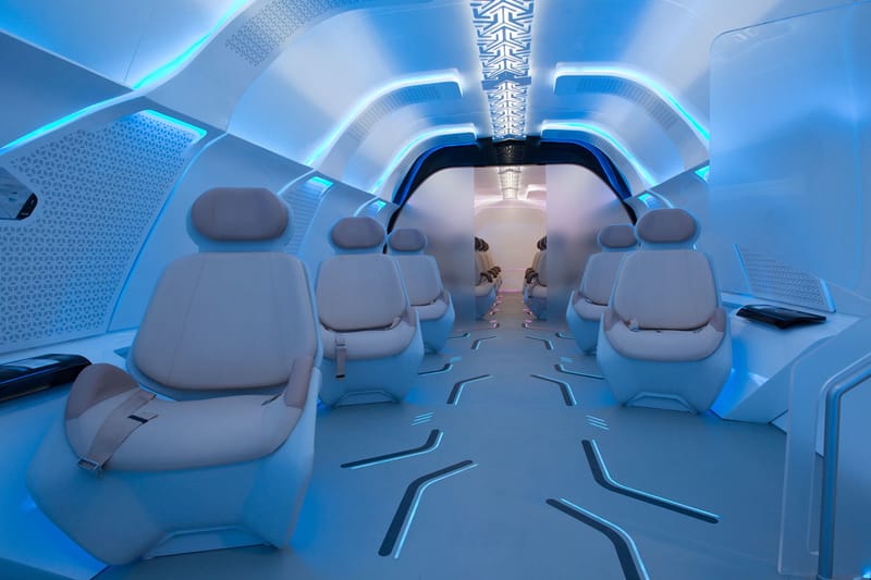 BMW Reveals Luxurious Designs for Virgin Hyperloop One's Passenger Cabins