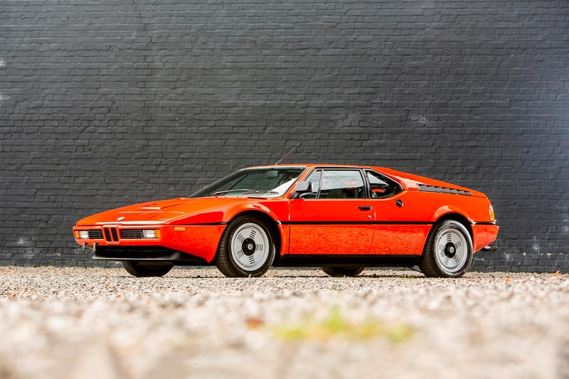 BMW M1 classic coupe orange car vintage rare auction price 1980 automobile bonhams