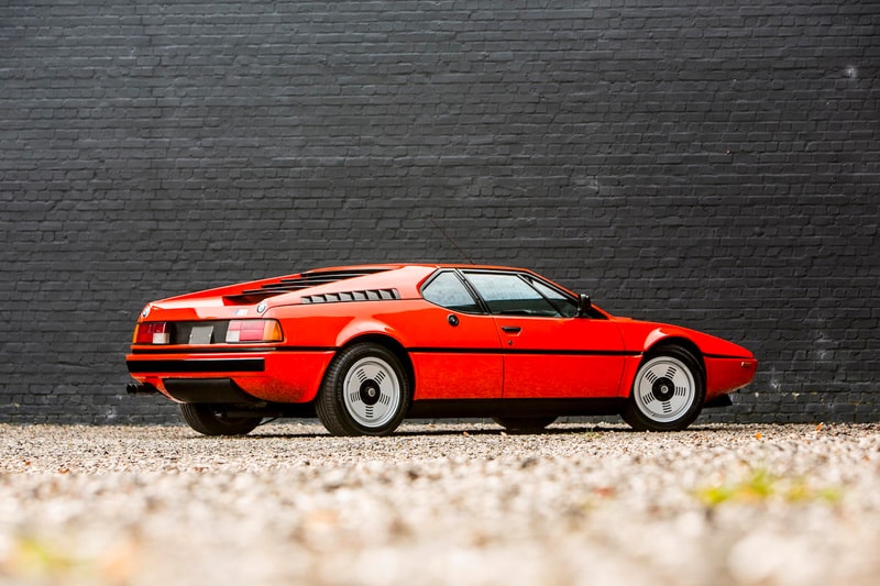 BMW M1 classic coupe orange car vintage rare auction price 1980 automobile bonhams