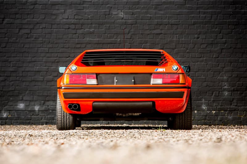 BMW M1 classic coupe orange car vintage rare auction price 1980 automobile bonhams