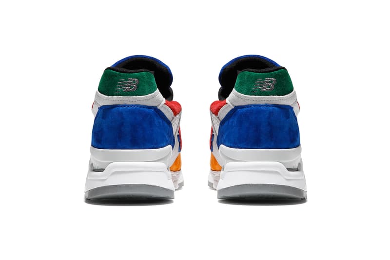 Bodega New Balance 998 Mass Transit Release date NB1 sneaker boston limited edition multicolor