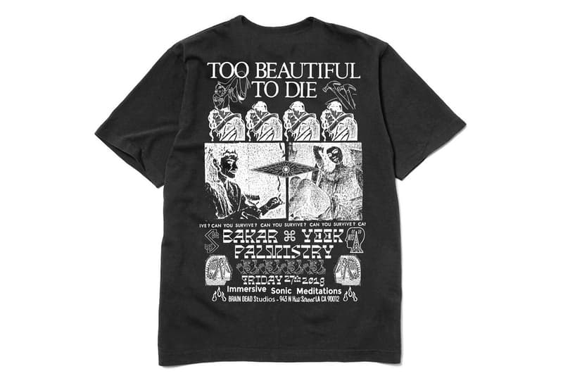 Brain Dead NTS Radio Show Tee Collaboration early purchase limited
